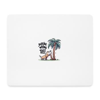 Barking Up The Wrong Tree - Mousepad (Querformat) - Weiß - Vorne