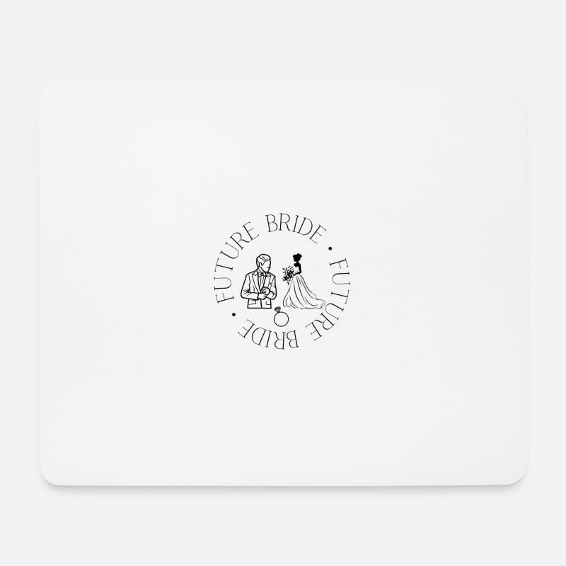 Future Bride - Mousepad (Querformat) - Weiß
