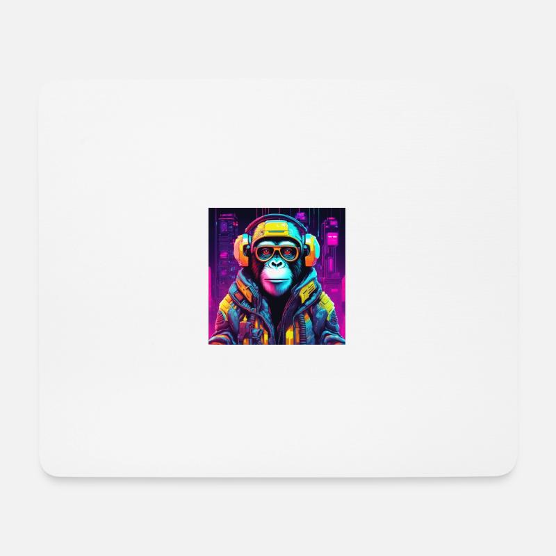 Nft Monkey - Mouse Pad (horizontal) - white
