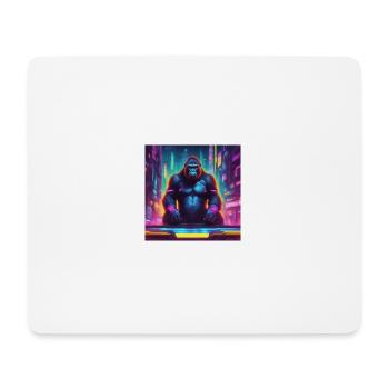 Gorilla - Mousepad (Querformat) - Weiß - Vorne