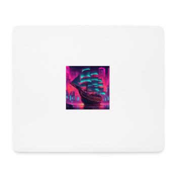 Sailing ship - Mouse Pad (horizontal) - white - Front
