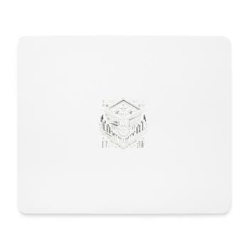 Rang d’honneur - Tapis de souris (format paysage) - blanc - Devant