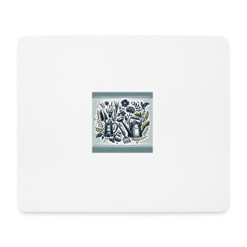 Gardener's Happiness - Mouse Pad (horizontal) - white - Front