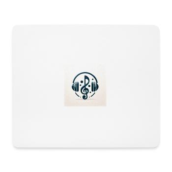 Élégance mélodique - Tapis de souris (format paysage) - blanc - Devant