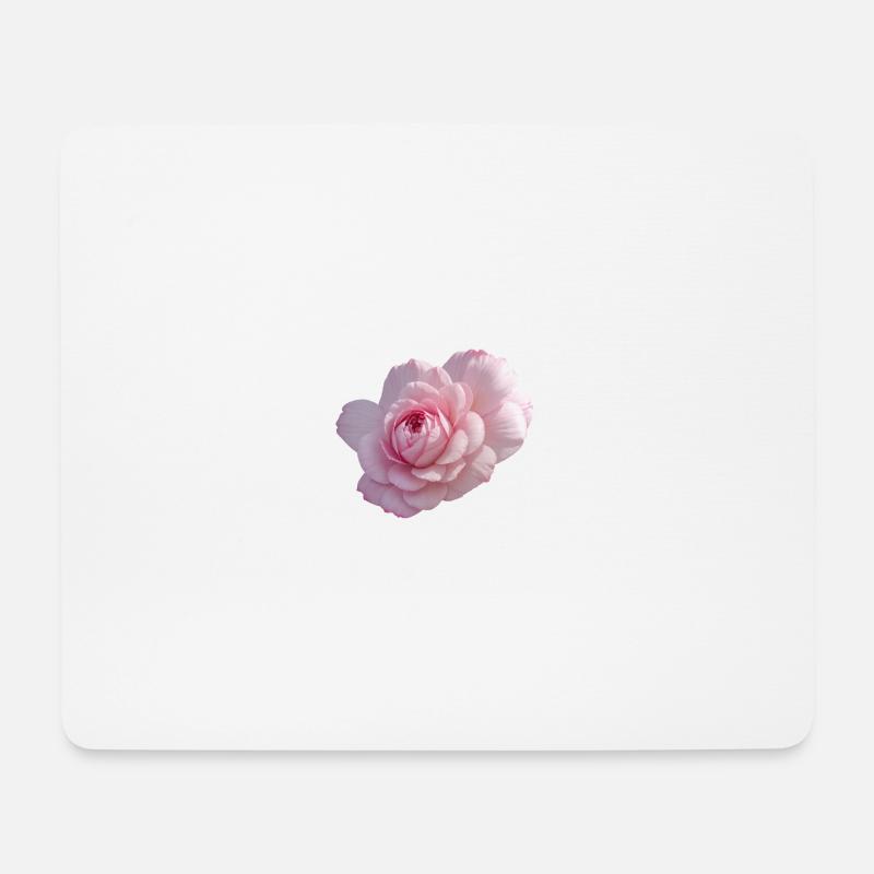 Rose Pink - Tapis de souris (format paysage) - blanc