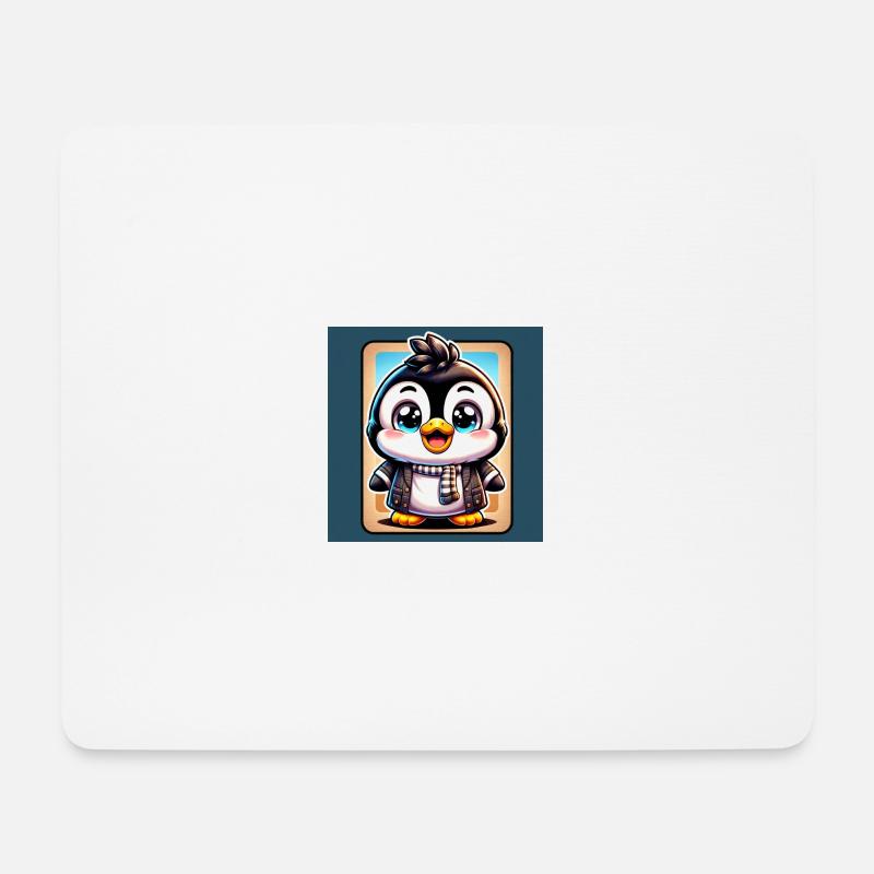 Pinguine - Mousepad (Querformat) - Weiß