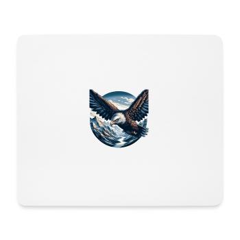 Eagle - Mouse Pad (horizontal) - white - Front