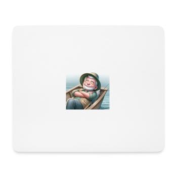 Angler - Mouse Pad (horizontal) - white - Front