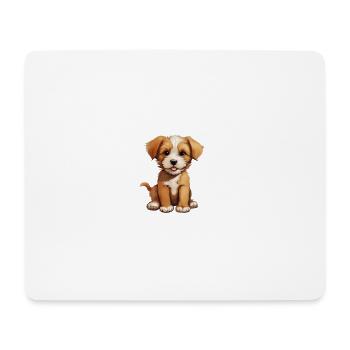 Süßer Hund für Babys und Kinder - Mousepad (Querformat) - Weiß - Vorne