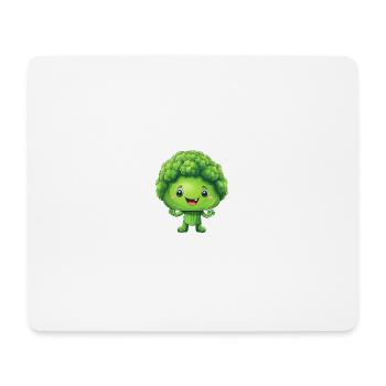 Süßer Brokkoli für Babys und Kinder - Mousepad (Querformat) - Weiß - Vorne