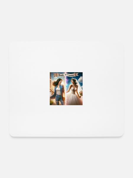 junggesellinabschied hochzeit - Mousepad (Querformat) - Weiß