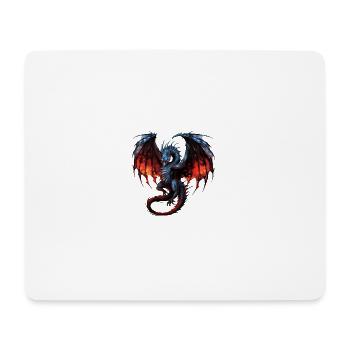 Flying Dragon - Mousepad (Querformat) - Weiß - Vorne