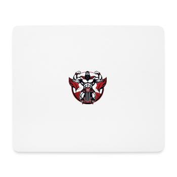 Gym Shirt , Training Logo , Fitness , Gladiator - Mousepad (Querformat) - Weiß - Vorne