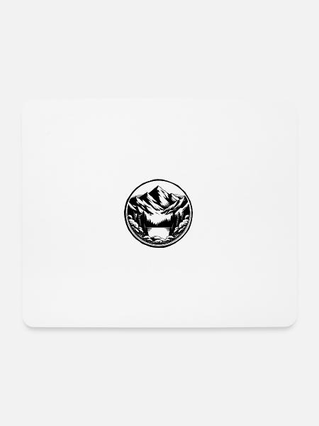 WanderLust - Mousepad (Querformat) - Weiß