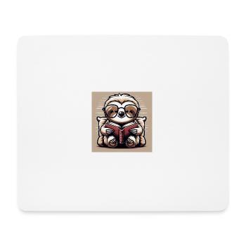 Bookworm - Mouse Pad (horizontal) - white - Front