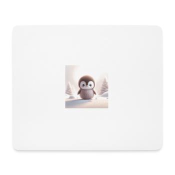 Penguins snow 1 - Mouse Pad (horizontal) - white - Front