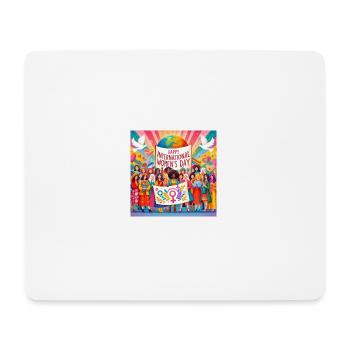International Women's Day 8 March - Mouse Pad (horizontal) - white - Front