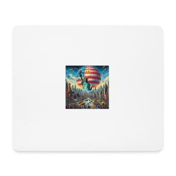 america - Mousepad (Querformat) - Weiß - Vorne