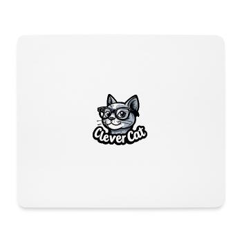 CHAT MALIN - Tapis de souris (format paysage) - blanc - Devant