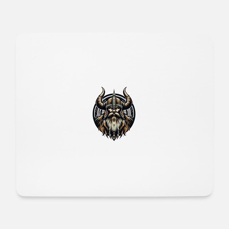 Tapferkeit der Wikinger - Mousepad (Querformat) - Weiß