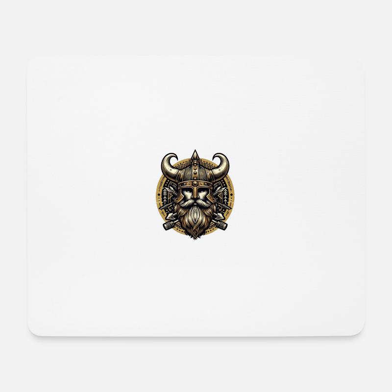 Der Helm der Ehrfurcht - Mousepad (Querformat) - Weiß