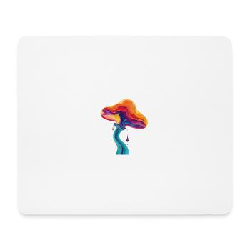 Classic Mushroom - Mousepad (Querformat) - Weiß - Vorne