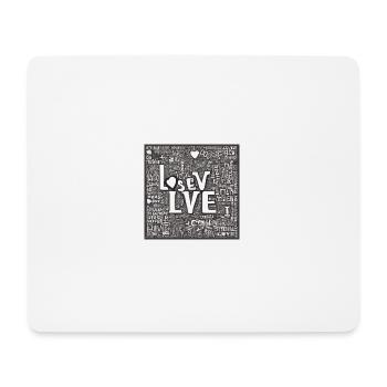 pour des amours merveilleuses - Tapis de souris (format paysage) - blanc - Devant