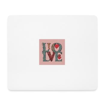 2024 Amour Mode Élégance - Tapis de souris (format paysage) - blanc - Devant
