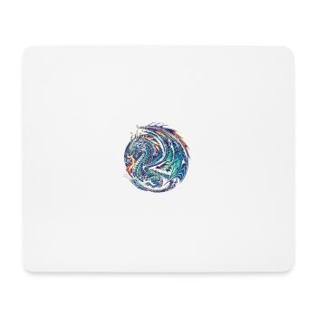 Cosmic Dragon Essence - Mouse Pad (horizontal) - white - Front