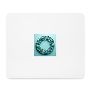 Aqua Marine Serenity - Mousepad (Querformat) - Weiß - Vorne