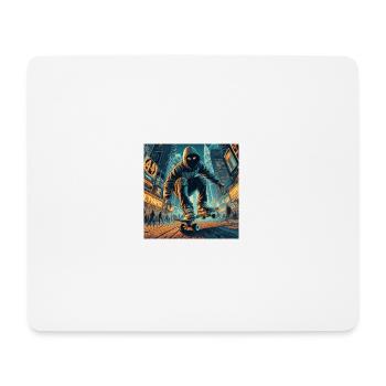 time to grind - Mousepad (Querformat) - Weiß - Vorne