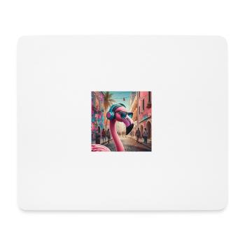 Flaming Musik - Mousepad (Querformat) - Weiß - Vorne