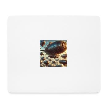 luftschiff - Mousepad (Querformat) - Weiß - Vorne