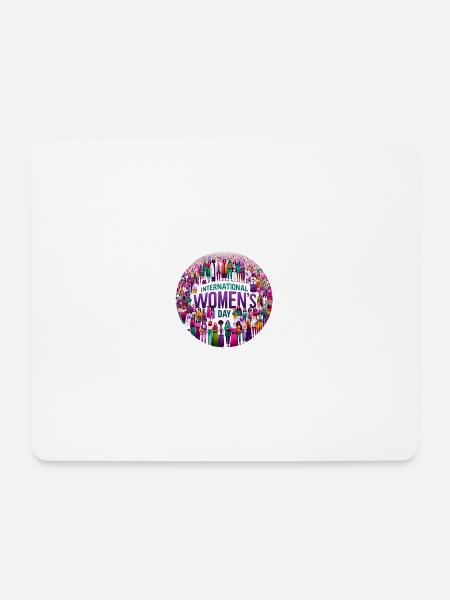 International Women's Day - Mousepad (Querformat) - Weiß