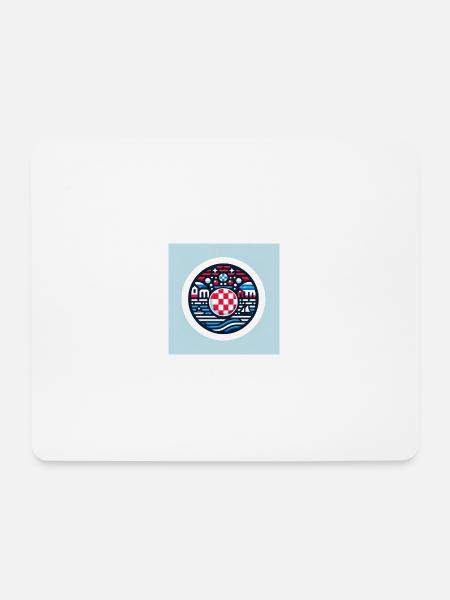 Croatia2024 - Mousepad (Querformat) - Weiß