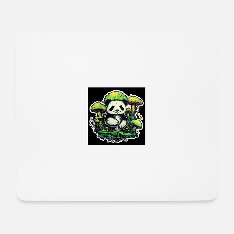 Skwtchytaylor pilzepanda - Mousepad (Querformat) - Weiß