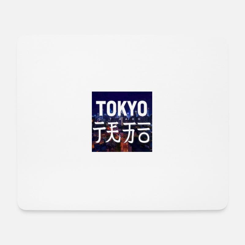 Tokyo - Mousepad (Querformat) - Weiß