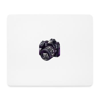 Nostalgic photo camera - Mouse Pad (horizontal) - white - Front