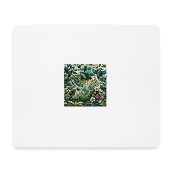 Floral Natural - Mouse Pad (horizontal) - white - Front