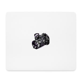 Fotokamera digital analog - Mousepad (Querformat) - Weiß - Vorne