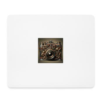 Steampunk Camera - Mouse Pad (horizontal) - white - Front