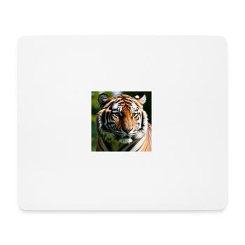 Tiger Motiv, Tigerblick - Mousepad (Querformat) - Weiß - Vorne