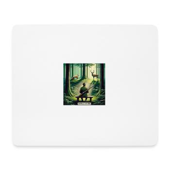 Jäger - mentally I am here - Mousepad (Querformat) - Weiß - Vorne