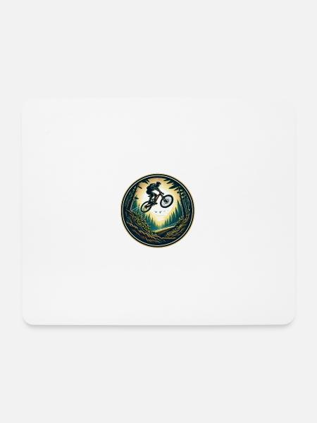 mtb3 - Mousepad (Querformat) - Weiß
