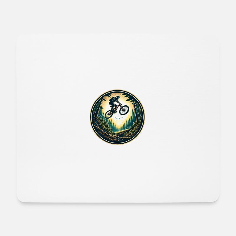 mtb3 - Mousepad (Querformat) - Weiß