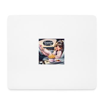 Passenger Princess - Mousepad (Querformat) - Weiß - Vorne