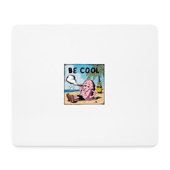 Be Cool Icecream - Mousepad (Querformat) - Weiß - Vorne