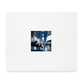 Times Square - Mousepad (Querformat) - Weiß - Vorne
