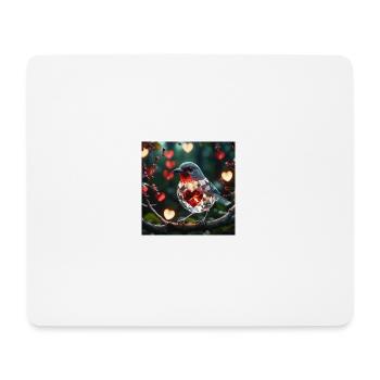 Sanctuaire cristal - Tapis de souris (format paysage) - blanc - Devant