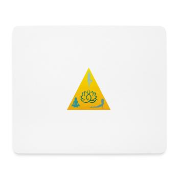 Yoga - Mousepad (Querformat) - Weiß - Vorne